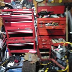 2 Craftsman 3 Box Tool Chest Full of Random Tools