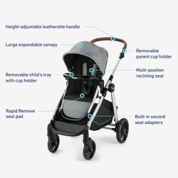 Graco Stroller Nest2Grow: Travel system for sale Original price:$629