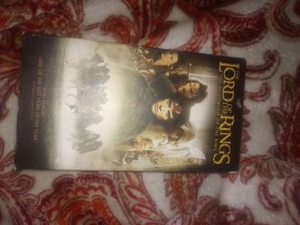 Lord of the Rings: Fellowship of the Ring VHS