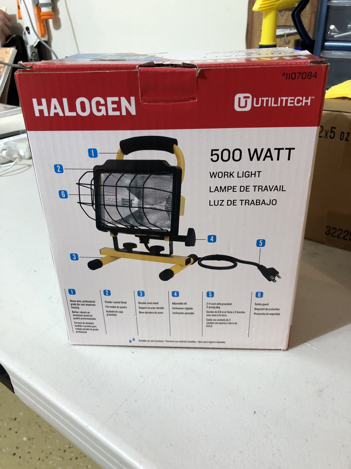 Halogen Work Lights Qty. 2