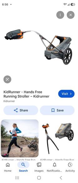 Kids hand free runner jogger