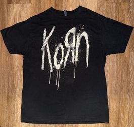 Korn Band T-Shirt Black Still A Freak Nu Metal Graphic Tee Size Large