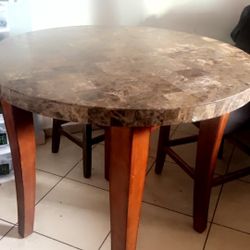 Table With two stools