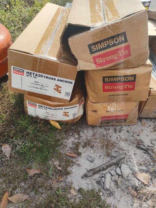 Truss Straps Heta 20 I Have 30 Box's An 15 Box's Of J Bolts