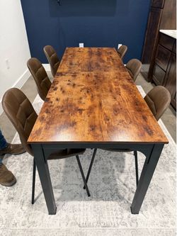 Conference table and chairs