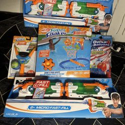 NERF!!!! Water Toys Bundle!