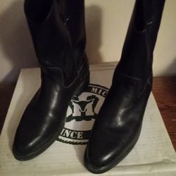 LEATHER COWBOY WESTERN BOOTS HAND MADE