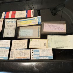 Old Event Ticket Stubs
