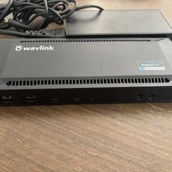 Wavlink WL-UG69PD2 USB-C Docking Station + Power Supply ~ Dual Monitors 4K 65W