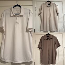 BYLT Basics Men’s 2XL Dress Shirts Bundle