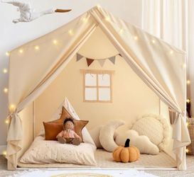 Razee Kids Play Tent with Padded Mat, Indoor Playhouse Tent for Toddlers Large