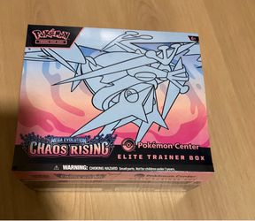 Chaos rising etb Pokemon center
