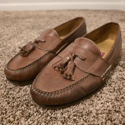 Mens Loafers Size 11 Cole Haan C02995 Mens Tassel Loafers Dress Shoes Brown