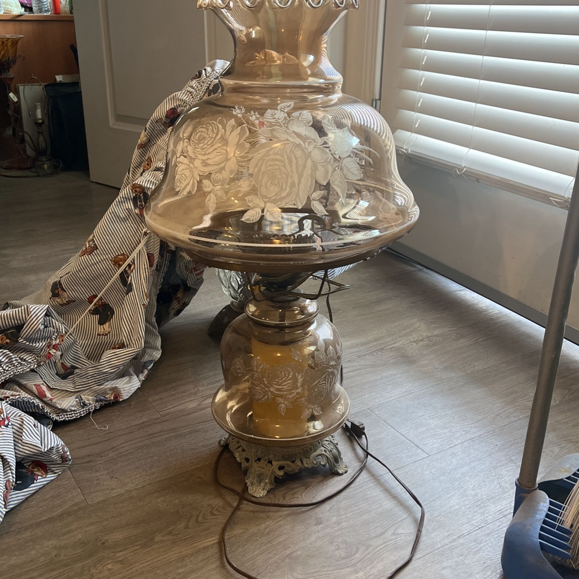 Vintage Glass Lamp