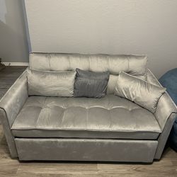 Cute Grey Couch/Bed