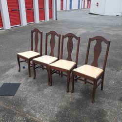 Set Of 4 Antique Chairs.