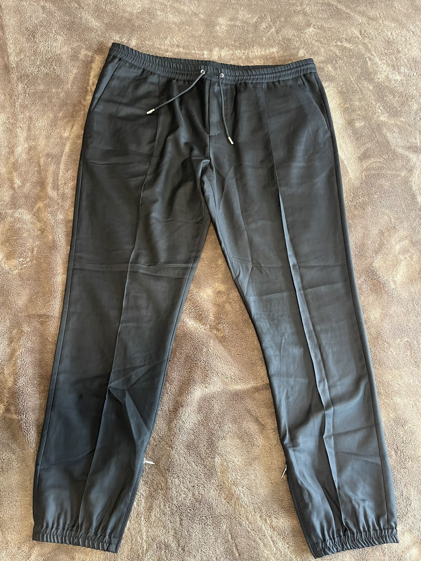 Dior Wool Track pants 58 Men's Black 733C138E3226