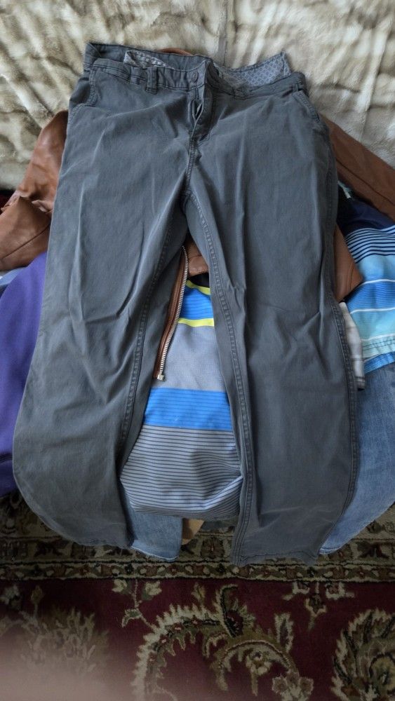 Casual Gray 34×32 Pants Good Shape