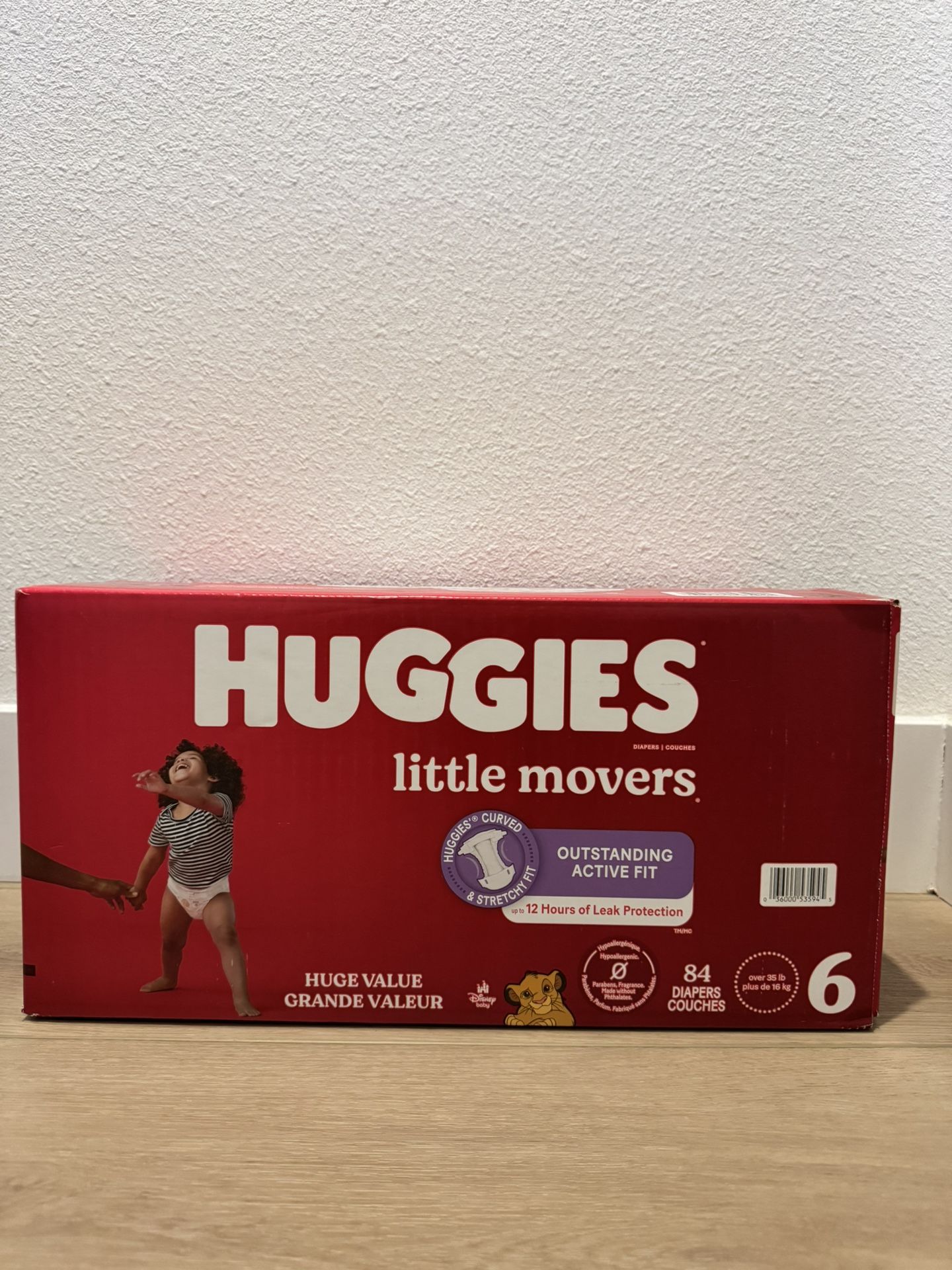 Huggies Movers Size 6 (84 Total)