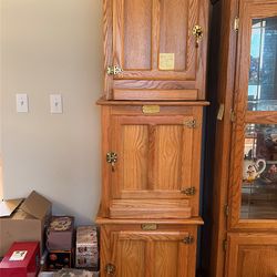 White Clad Ice Box End Table