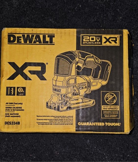 DEWALT
20V MAX XR Cordless Brushless Jigsaw (Tool Only)
