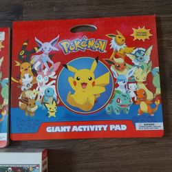 Pokemon Puzzle And Pokemon GIANT ACTIVELY PAD