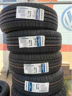 245/60/18 KUMHO CRUGEN 4 NEW TIRES INSTALLED β
INSTALADAS β
