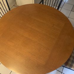 Real Wooden Round Table- Great DEAL