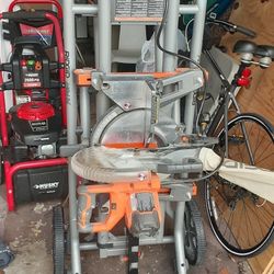 Ridgid Miter saw With Mobility stand 