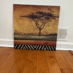 Canvas framed wall art