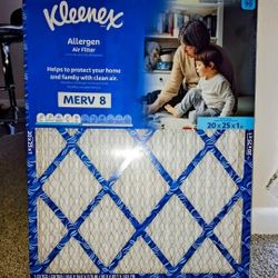 Box of four new Allergen Air filters 20x25x1