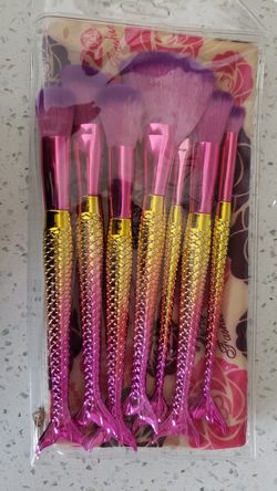 7pcs hugh quality makeup brush set with bag