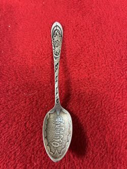 1891 Antique Sterling Silver Souvenir Spoon – Olympia, WA (J.B. & S.M. Knowles)