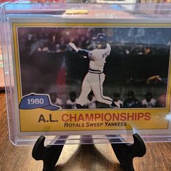 George Brett Ninety Eighty One Fleer Baseball Cards for Sale in Port  Richey, FL - OfferUp