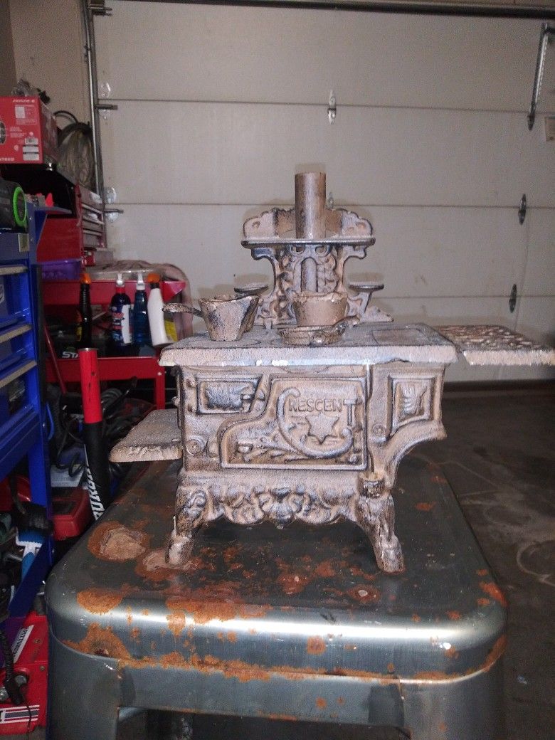 Antique Miniature Cast-iron Stove