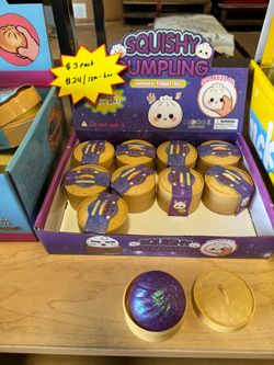 Mini Squish Dumplings Glitter Toy