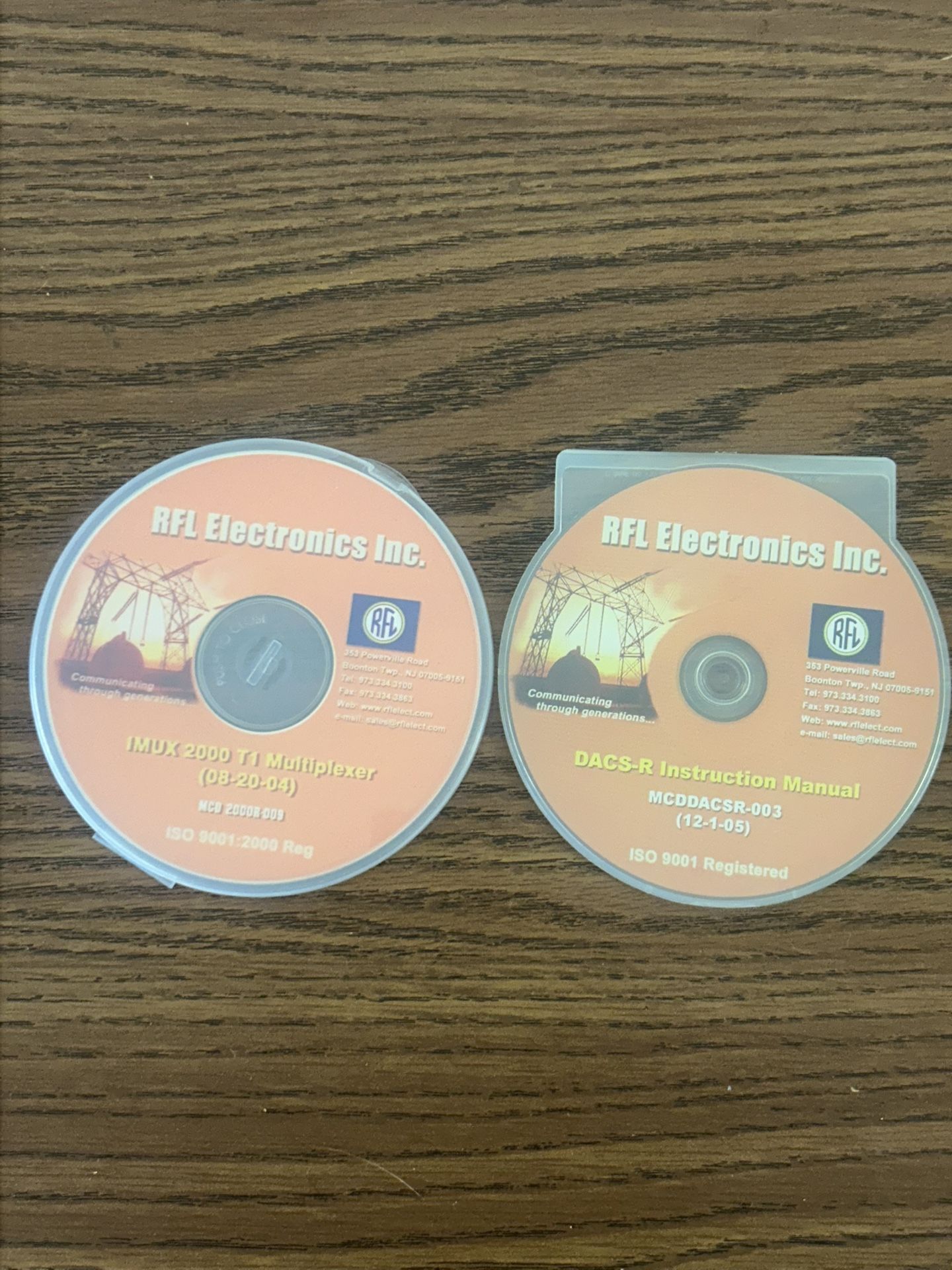 RFL Electronics Utility Discs (IMUX 2000 + DACS-R Manual)