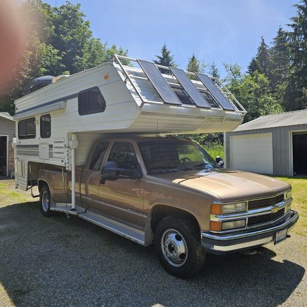 94 Chevy Truck And 95 Lance 990 Camper