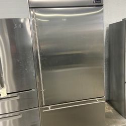 GE Monogram Bottom Freezer Refrigerator Stainless