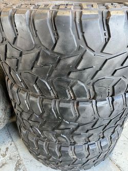 Set of 4 used tire 37/13/50/22 TBB mt