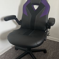 Black and Purple Office Chair