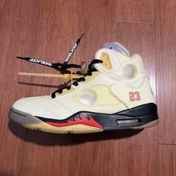 Off White Jordan 5 Size 9.5 Men’s 