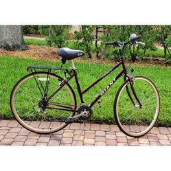 GIANT Innova Cross Women's 19" Hybrid Bicycle, Black Cherry