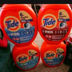 112 Count Tide Pods, 57 Count Tide Pods And 45 XL TIDE PODS AVAILABLE RETAILS FOR OVER $120