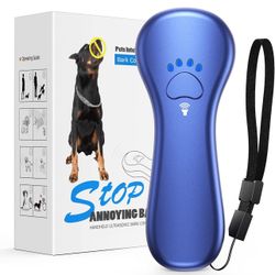 New Anti Barking Device,Dog Barking Control Devices,Rechargeable Ultrasonic Dog Bark Deterrent up to 16.4 Ft Effective Control Range Safe for Human & 