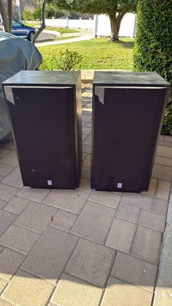 Two Cerwin Vega VS -120 speakers