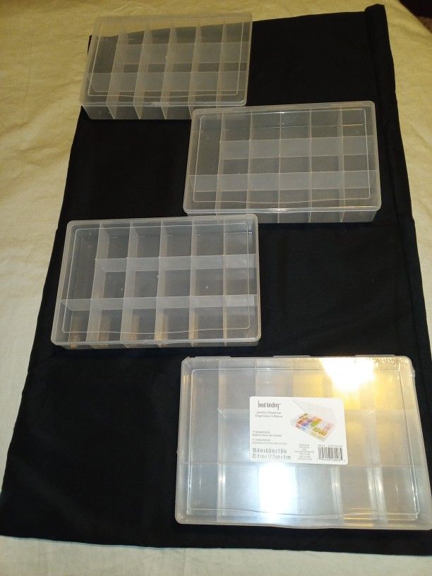 Four 17-Compartment Organizers by Bead Landing at Michaels