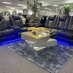 Sofa & Love Seat Living Room Set On Sale Now Power Recliners $2499