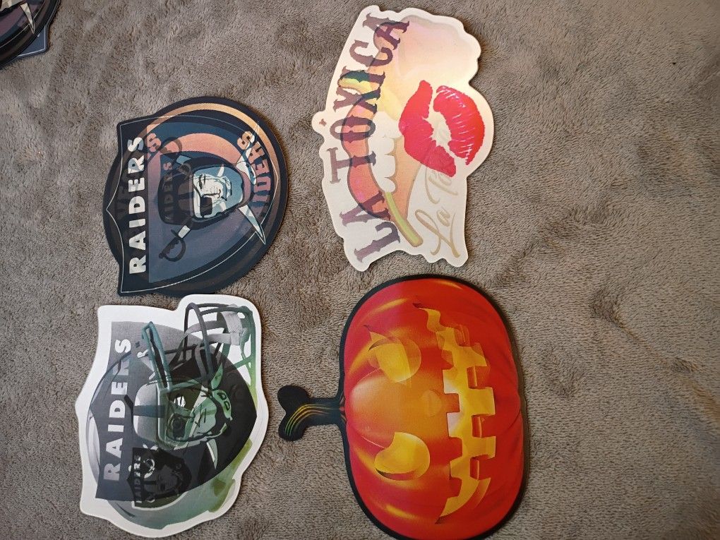 Raider And Halloween Stickers 