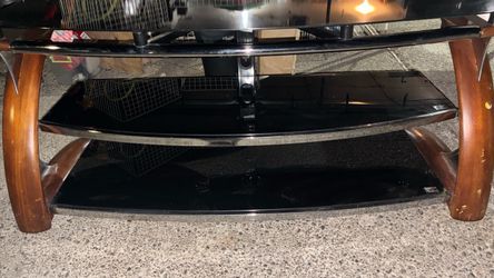 Glass Mountable TV Stand